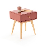 Прикроватная Тумба Jimi с одним ящиком единый размер каштановый LA REDOUTE INTERIEURS  фото, kupilegko.ru